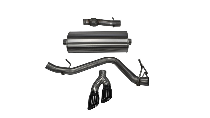 Chevrolet Silverado 1500 Performance Exhaust - Single Side - CORSA Performance - Cat Back - Black - `14-`19